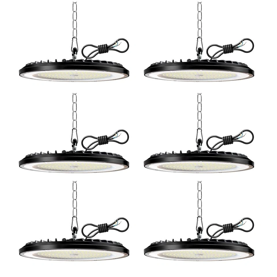 6 Pack 100W LED Garage Lights – 15000LM Bright Shop Lighting