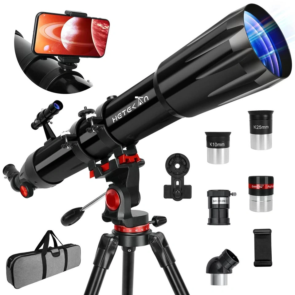 90mm Refractor Telescope with Tripod & Phone Adapter
