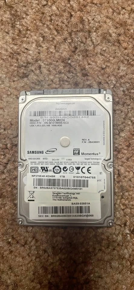 Samsung /Seagate 1 TB - HDD