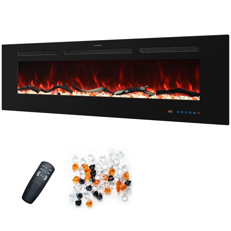 50” Electric Fireplace Insert – Recessed & Wall Mounted - photo 2