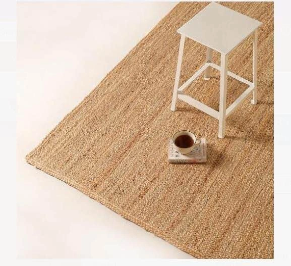 Brand New 8x10 ft 100% Natural Jute Rug – Handmade - photo 5