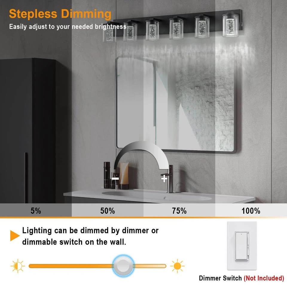 SineRise 6-Light LED Bathroom Vanity Light - photo 5