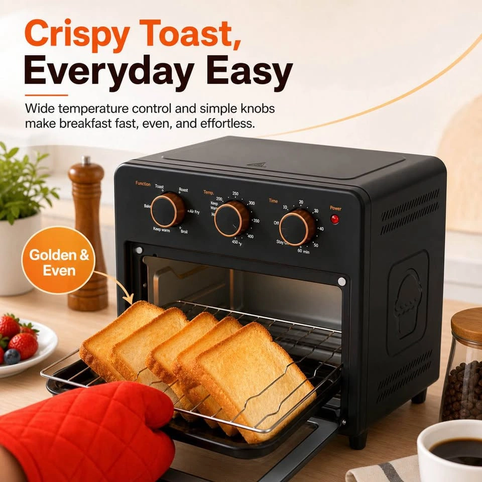 Brand New Steam Infusion Toaster Oven – Stainless Steel, Fast Pr - photo 5