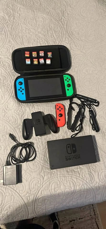 Nintendo switch with games
