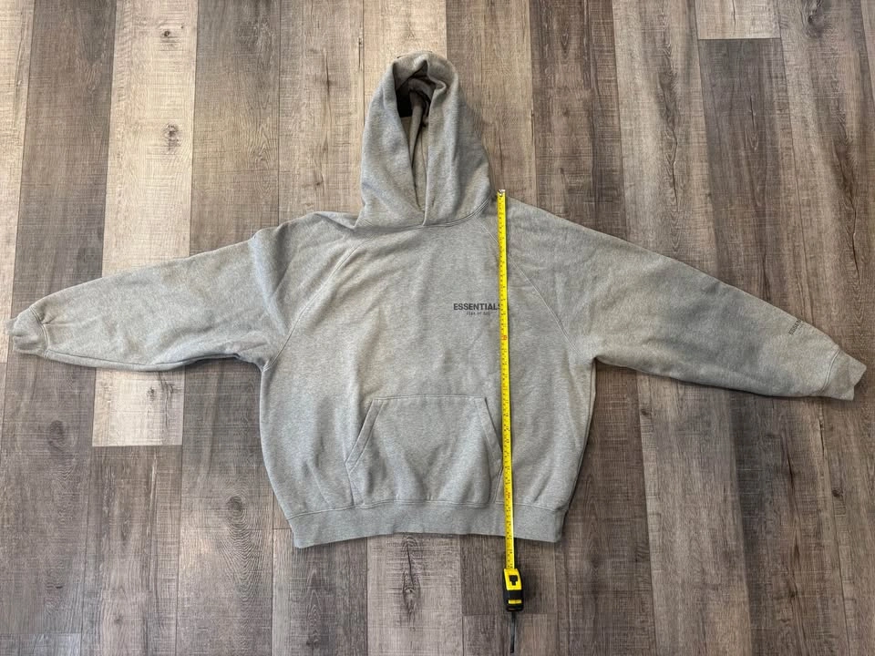 Fear of God ESSENTIALS FW21 Dark Heather Oatmeal Grey Hoodie L - photo 5