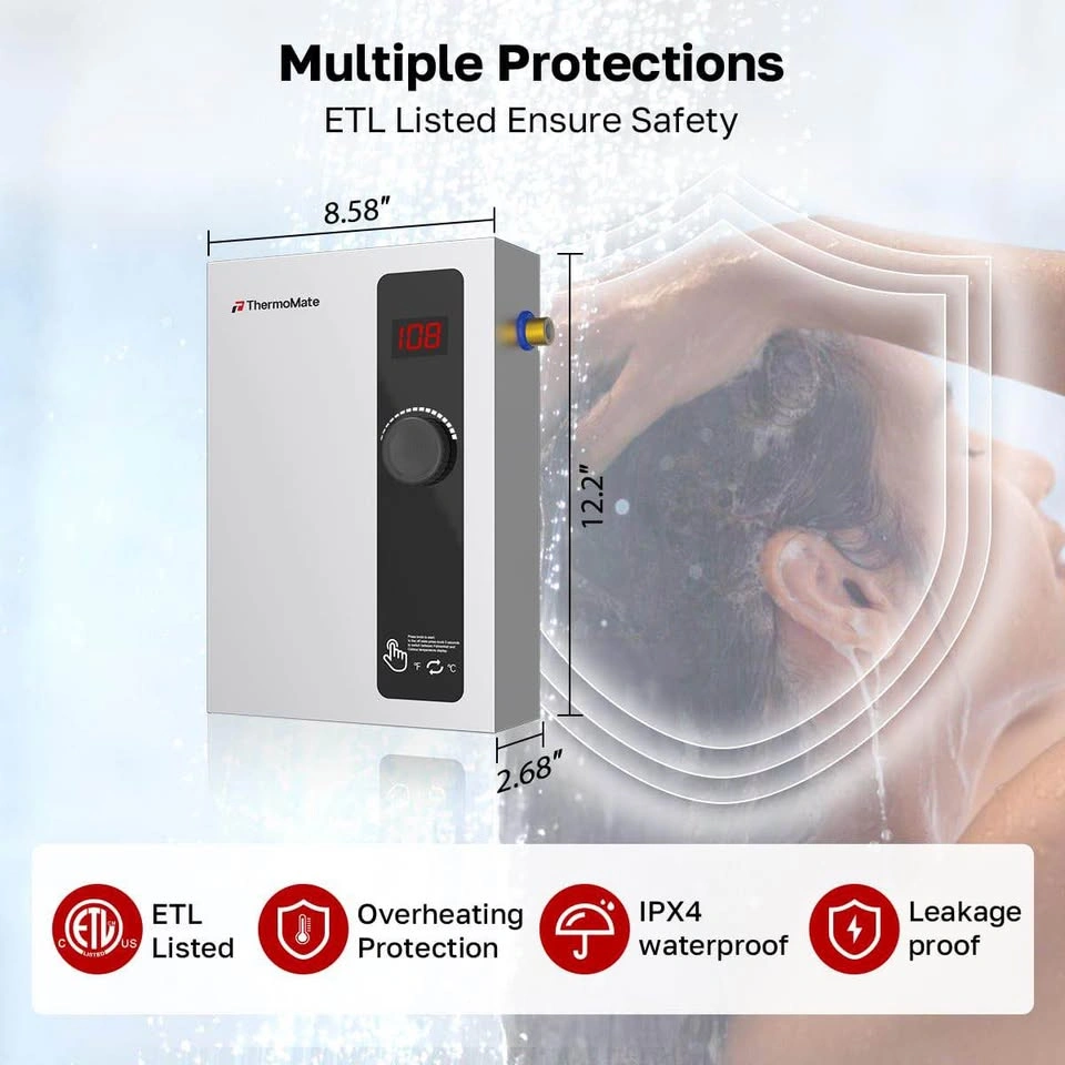 Brand New ThermoMate 8kW Tankless Electric Water Heater - photo 5