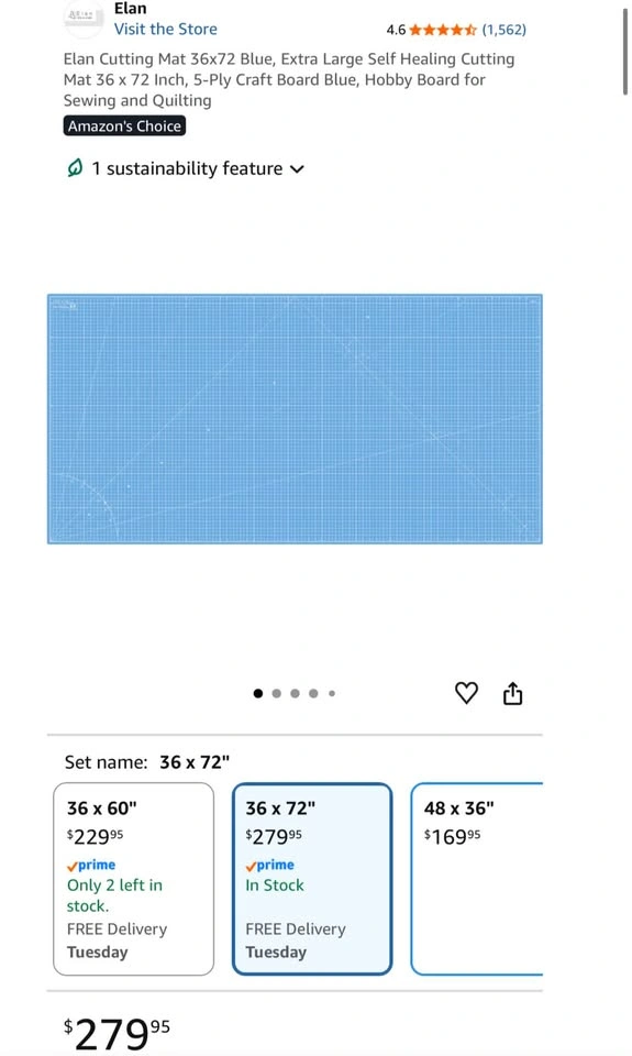 Brand New Elan 36” x 72” Self-Healing Cutting Mat - photo 2