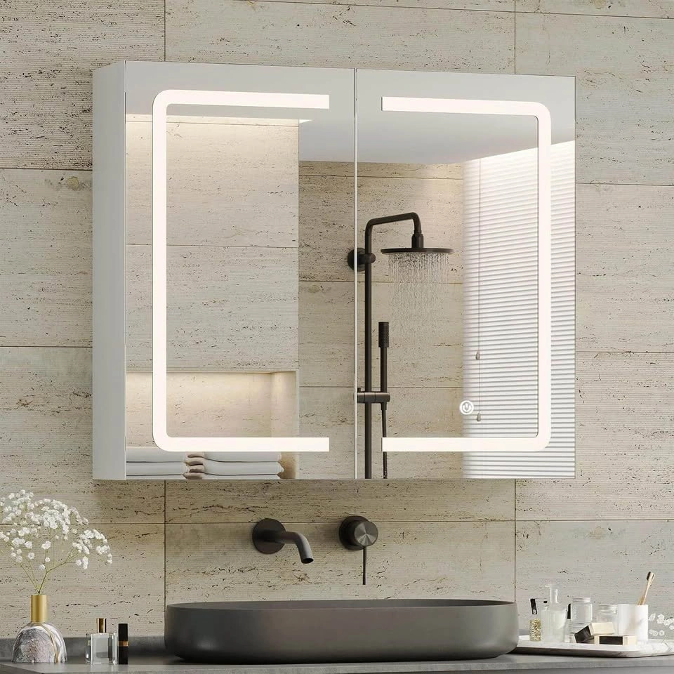 Brand New DICTAC LED Bathroom Medicine Cabinet with Mirror - photo 3