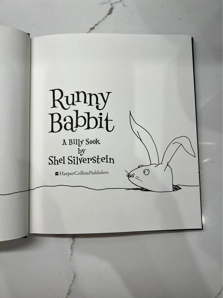 Runny Babbit: A Billy Sook by Shel Silverstein – Hardcover - photo 4