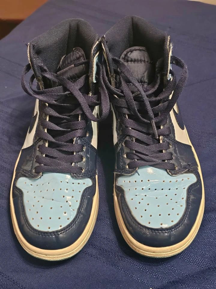 Nike Air Jordan 1 Retro High OG Blue Chill Size 8 - photo 4