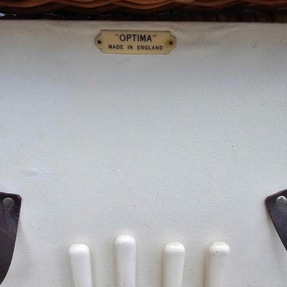 Vintage Optima Picnic Basket Set- Made In England - photo 5