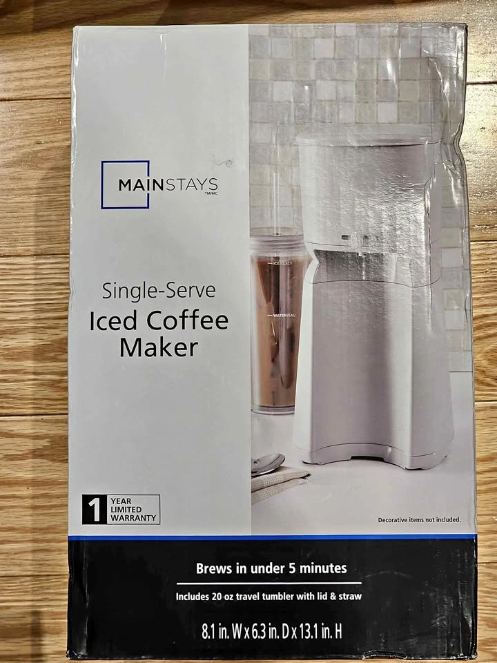 Mainstays Single-Serve Iced Coffee Maker