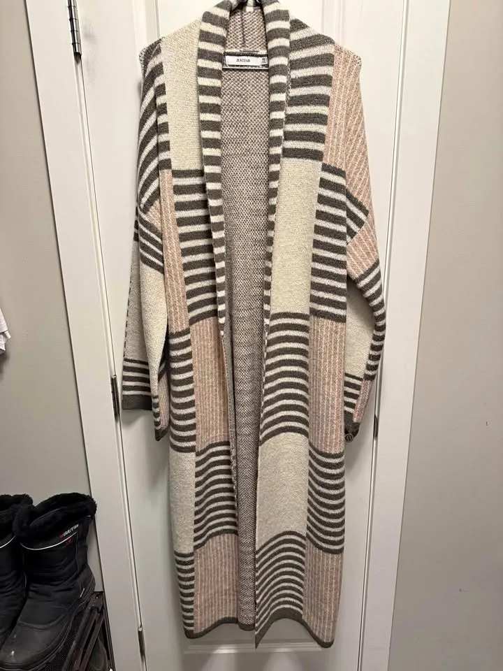New with tags Just Fab Long Sweater Coat thumbnail