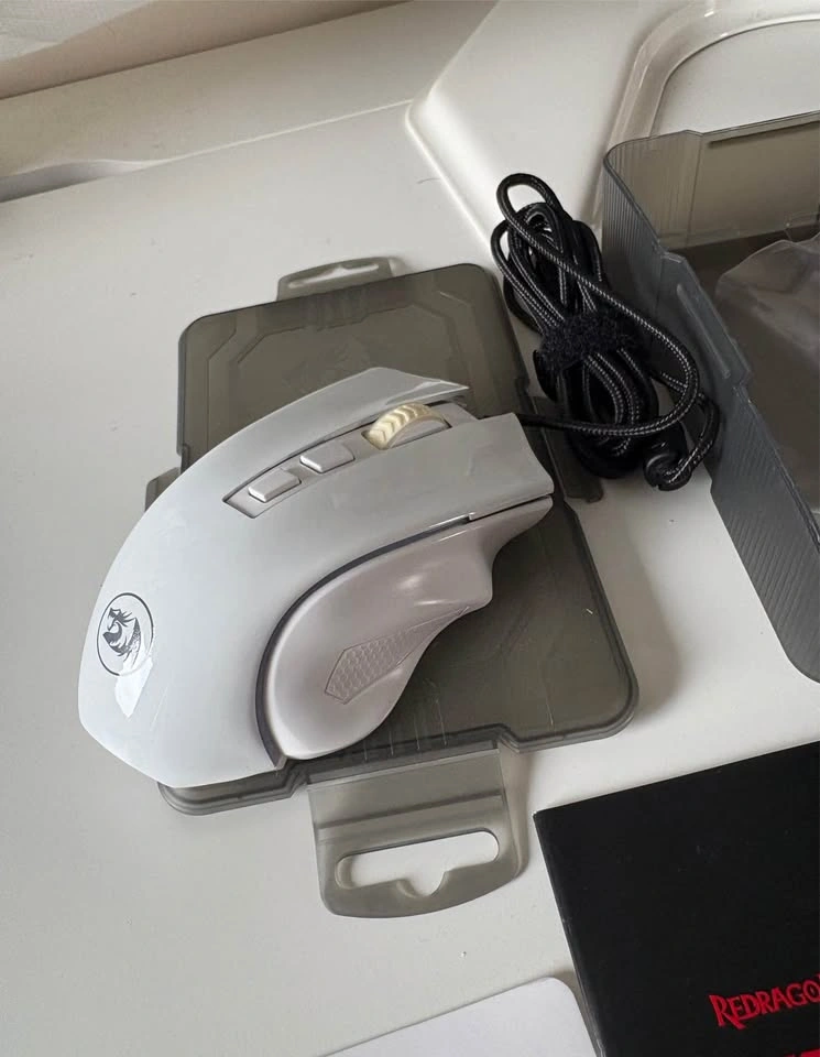 Redragon Griffin White Wired Mouse - photo 3