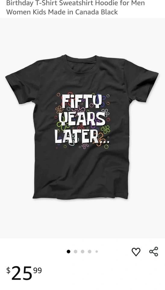 SpongeBob Birthday Meme T-Shirt - photo 3
