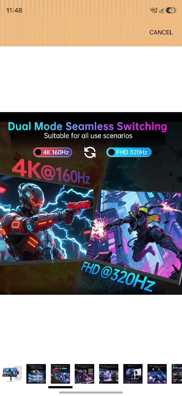 NEW KTC 27" 4K MiniLED Gaming Monitor (G27P6) - photo 4