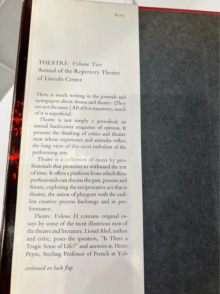 1965 First Edition Theatre: The Annual of Lincoln Center Vol 2 - photo 3