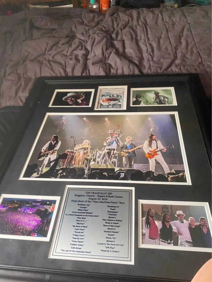 The Tragically Hip Final Show Framed Concert Display - photo 2
