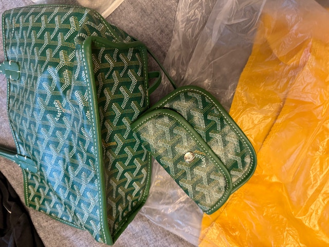 Goyard green small