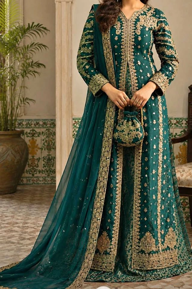 Luxury Farshi Peshwas – Indian/Pakistani Wedding/Formal Wear