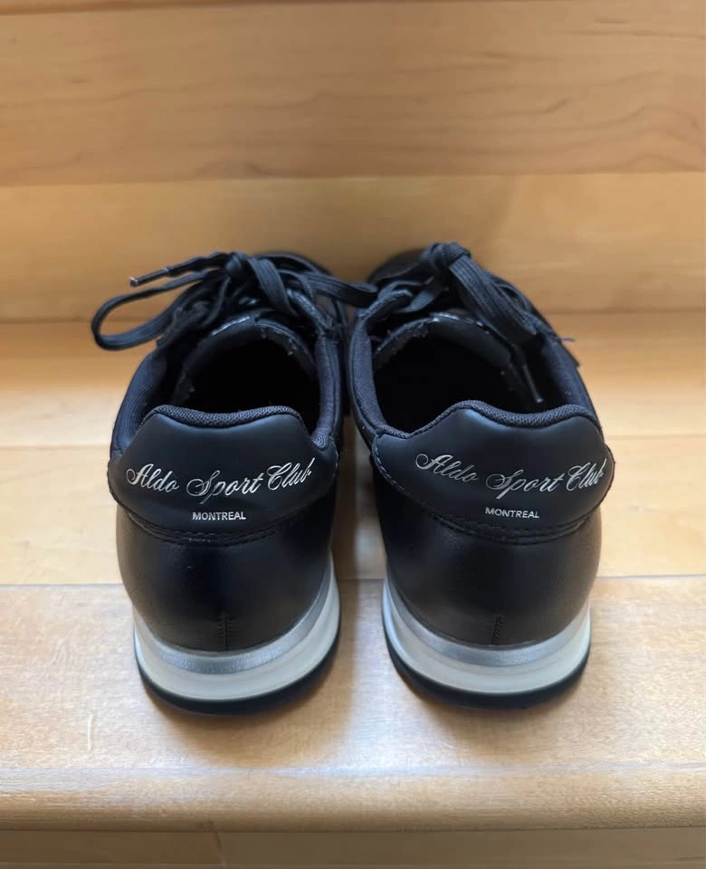 Aldo Black Stepcount Lace-Up Sneakers - Size 7 - photo 3