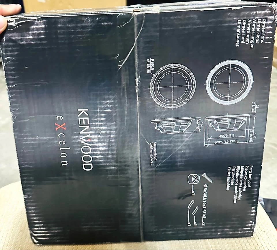 Kenwood eXcelon KFC-XW1200F 12" Flat Subwoofer – 1400W Brand New - photo 5