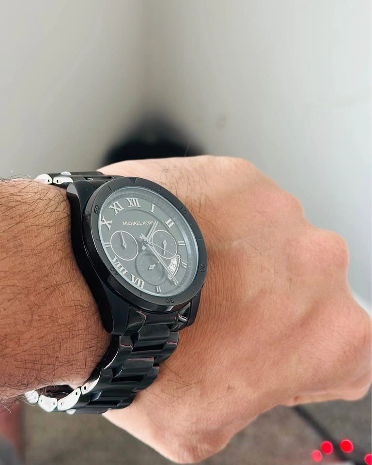Michael Kors Brecken Black Ion-Plated Chronograph - MK8482 - photo 2