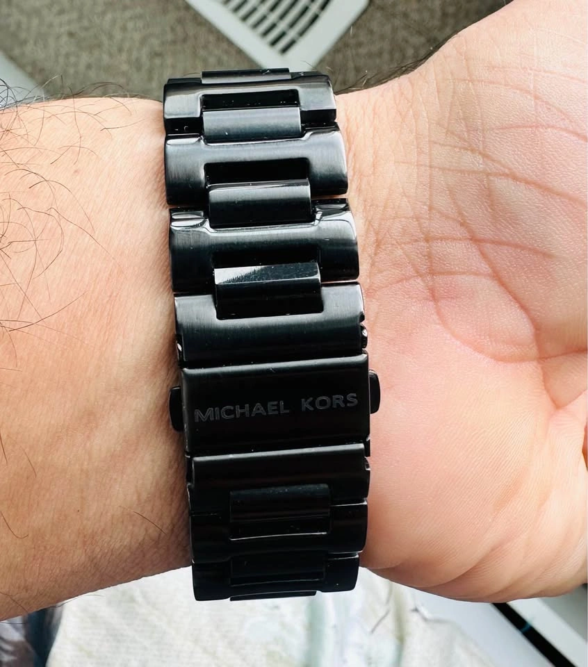 Michael Kors Brecken Black Ion-Plated Chronograph - MK8482 - photo 4