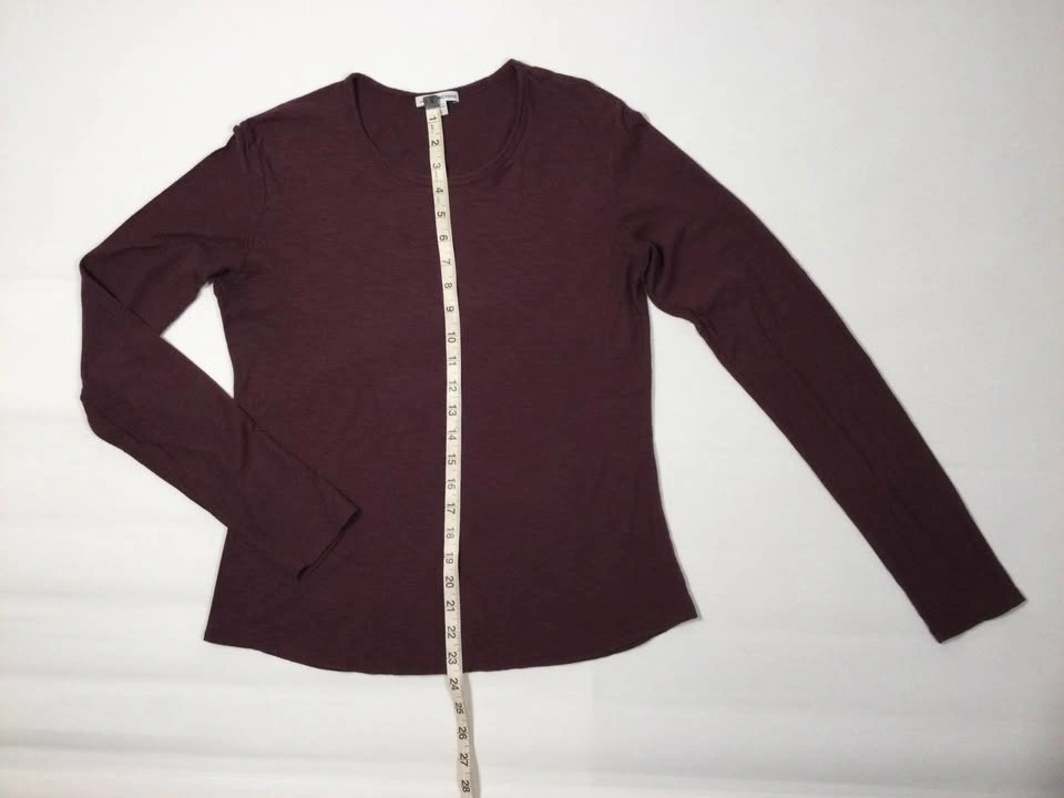 Standard James Perse Purple Long Sleeve Tee, Size 2 - photo 3