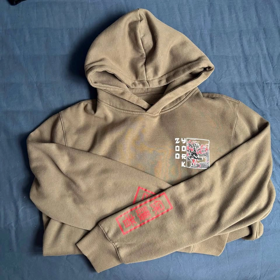zoo york olive green hoodie