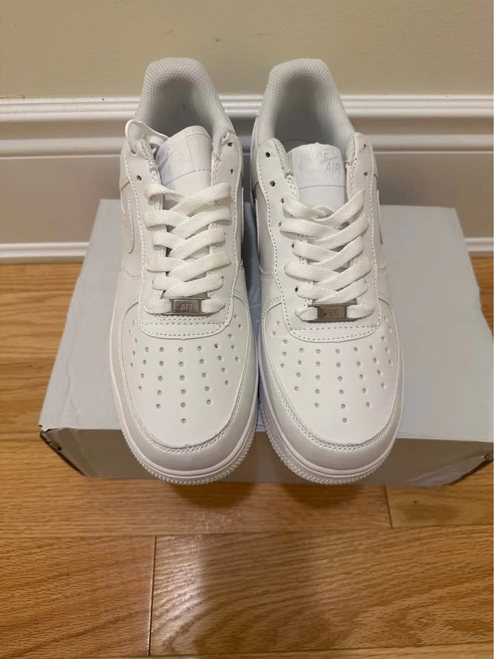 Nike Air Force 1 ’07 Triple White – Size 9.5 (Brand New) - photo 2