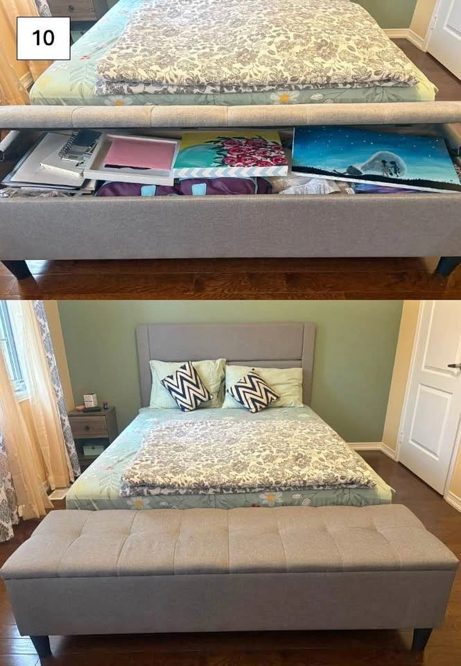 Structube Queen bed with mattress