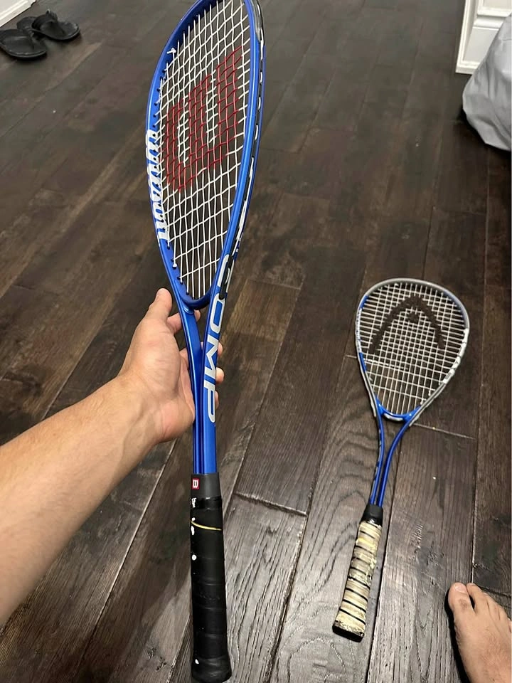 2 Tennis Rackets – Wilson Ti Comp Double Beam & HEAD Ti Demon