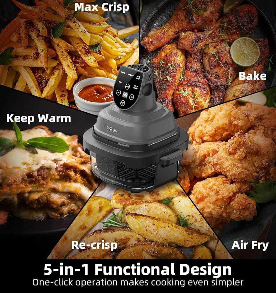 Glass Air Fryer 5-in-1, 1500W, 4QT – Brand New - photo 2