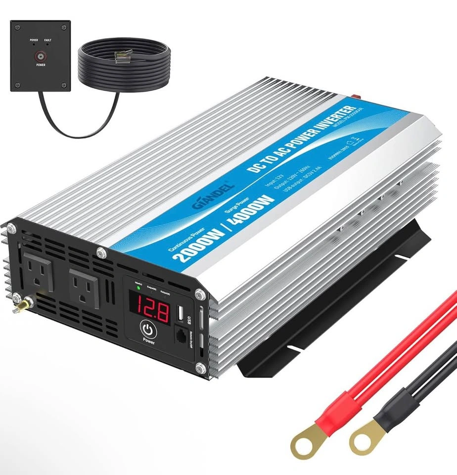 Brand New 2000W RV Power Inverter with USB & Remote - photo 2