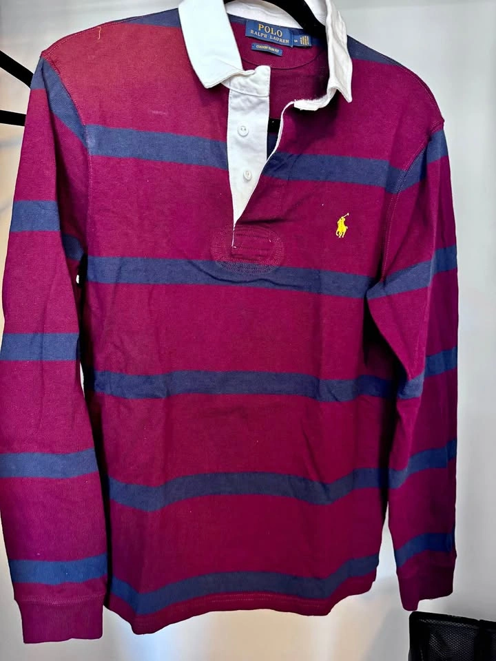 Polo Ralph Lauren Custom Slim Fit Rugby Shirt - Size M