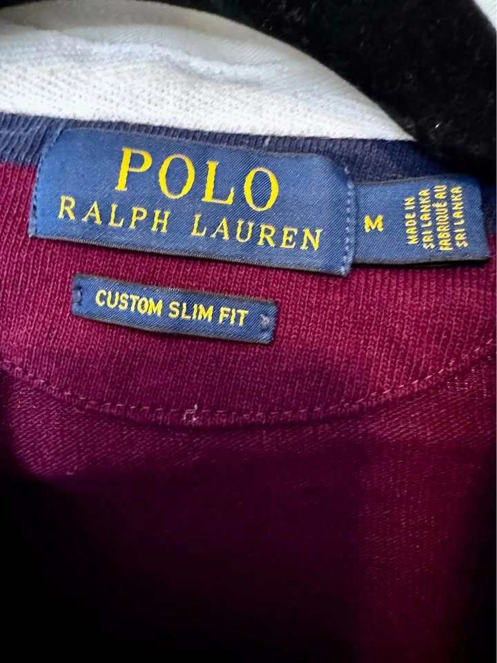 Polo Ralph Lauren Custom Slim Fit Rugby Shirt - Size M - photo 2