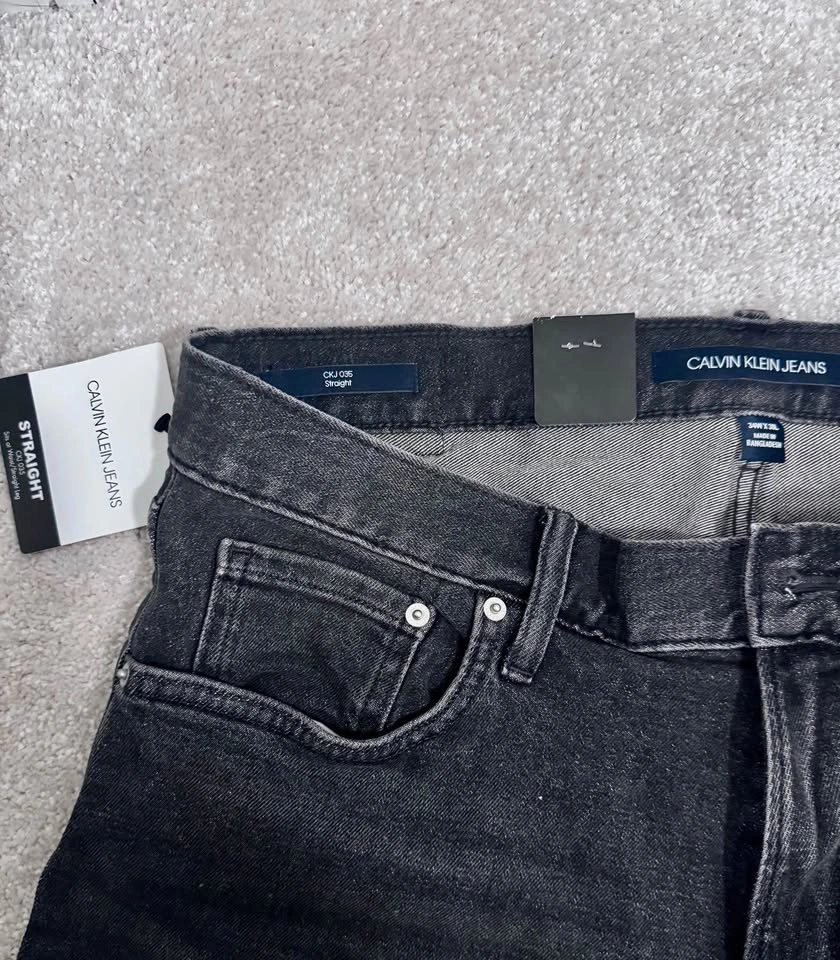 Calvin Klein Jeans Straight Fit 34x30 Grey - photo 3