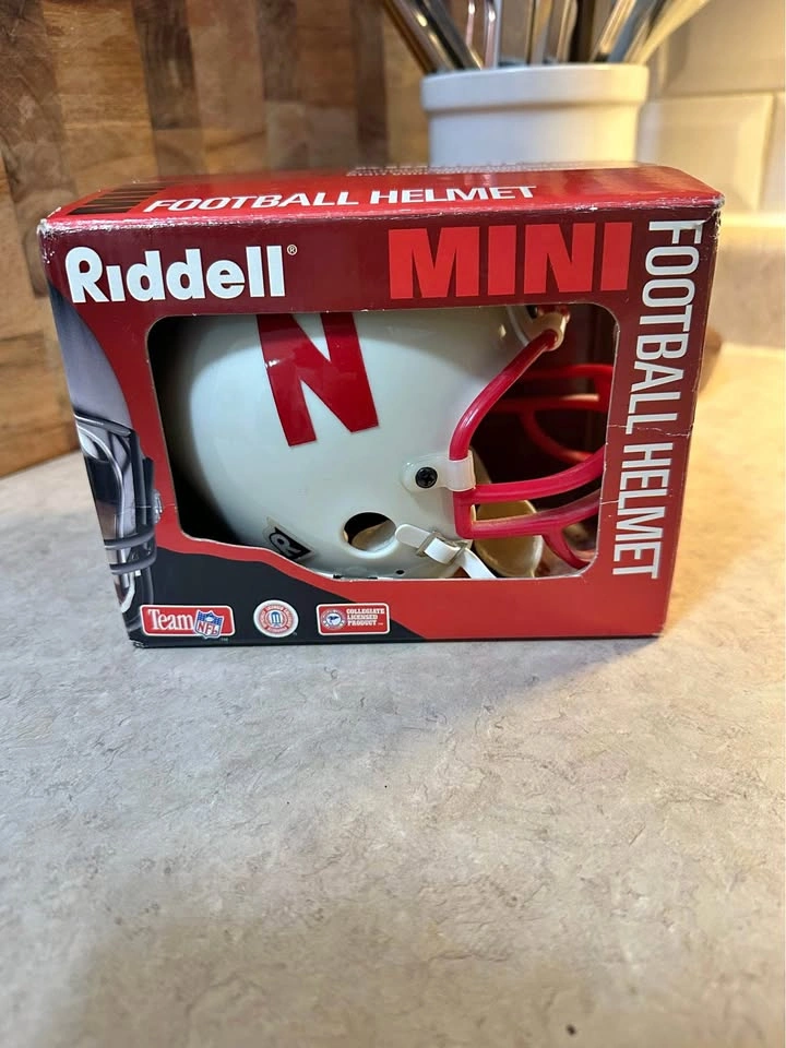 Riddell Nebraska Cornhuskers Mini Football Helmet