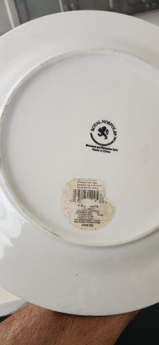 Royal Norfolk Pumpkin Pattern 6pc 10.5in Round Ceramic Plates - photo 3
