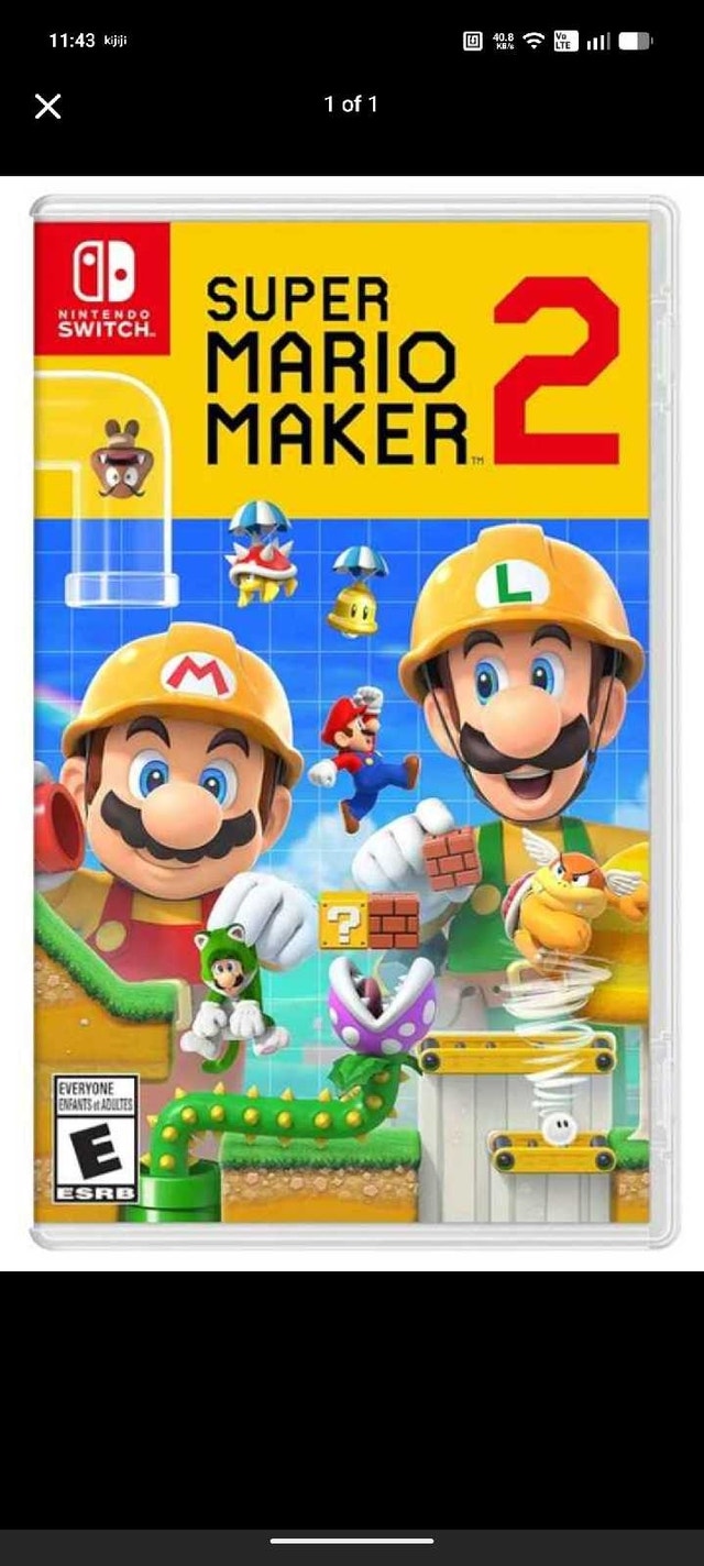 FACTORY SEALED Nintendo Super Mario Maker 2