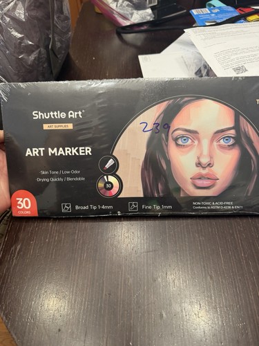 Shuttle Art 30 Colors Skin Tone Markers