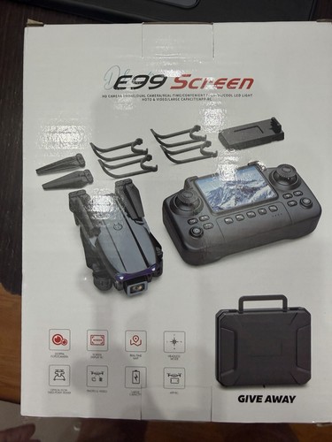 E99 Pro 4K 1080P Wide Angle HD Dual Camera GPS Drone - photo 2