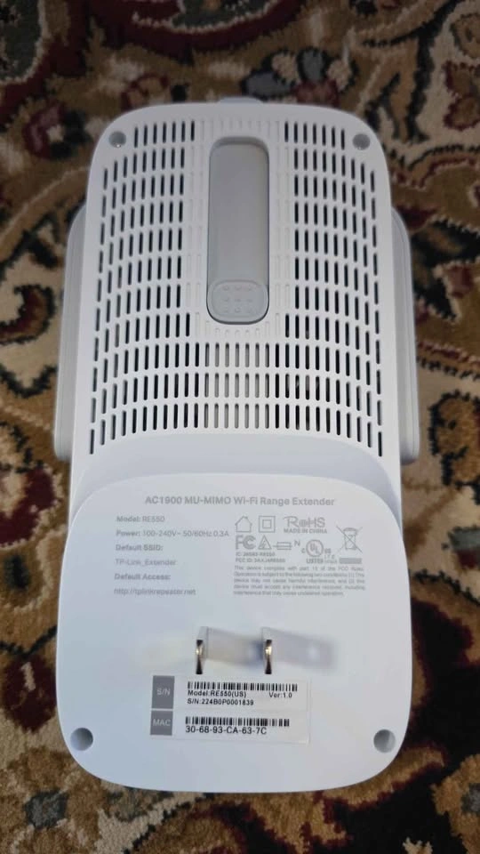 tp-link AC 1900 MU-MIMO wifi range extender (RE550) - photo 4
