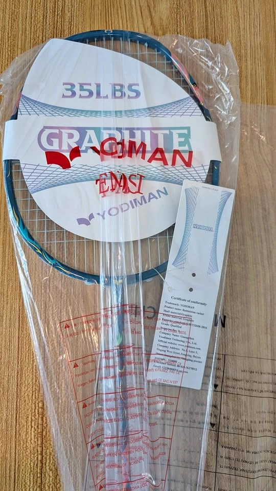 YODIMAN Single Professional Badminton Racket - 50T Carbon Fiber