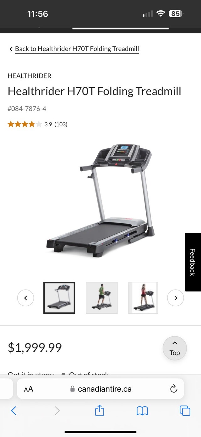 Healthrider H70T Treadmill