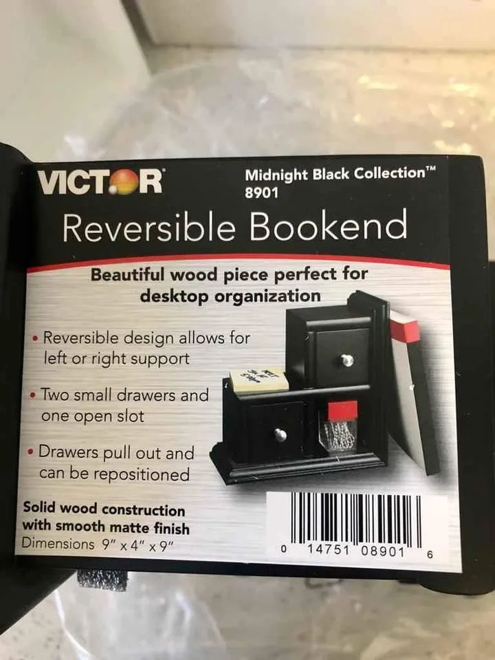 Victor Collection Reversible Book End $20 EACH or $35 PAIR (2) image indicator(6)