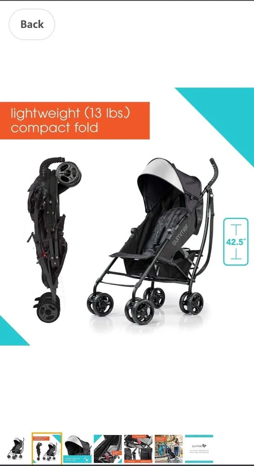 Summer Infant 3D Mini Convenience Stroller - photo 3