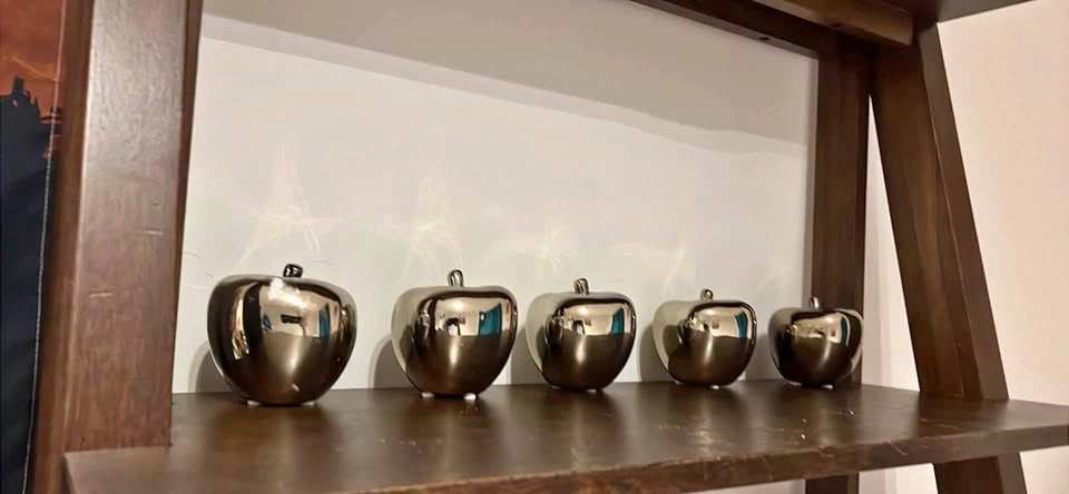 Free Decorative Gold Apples (Set of 5)