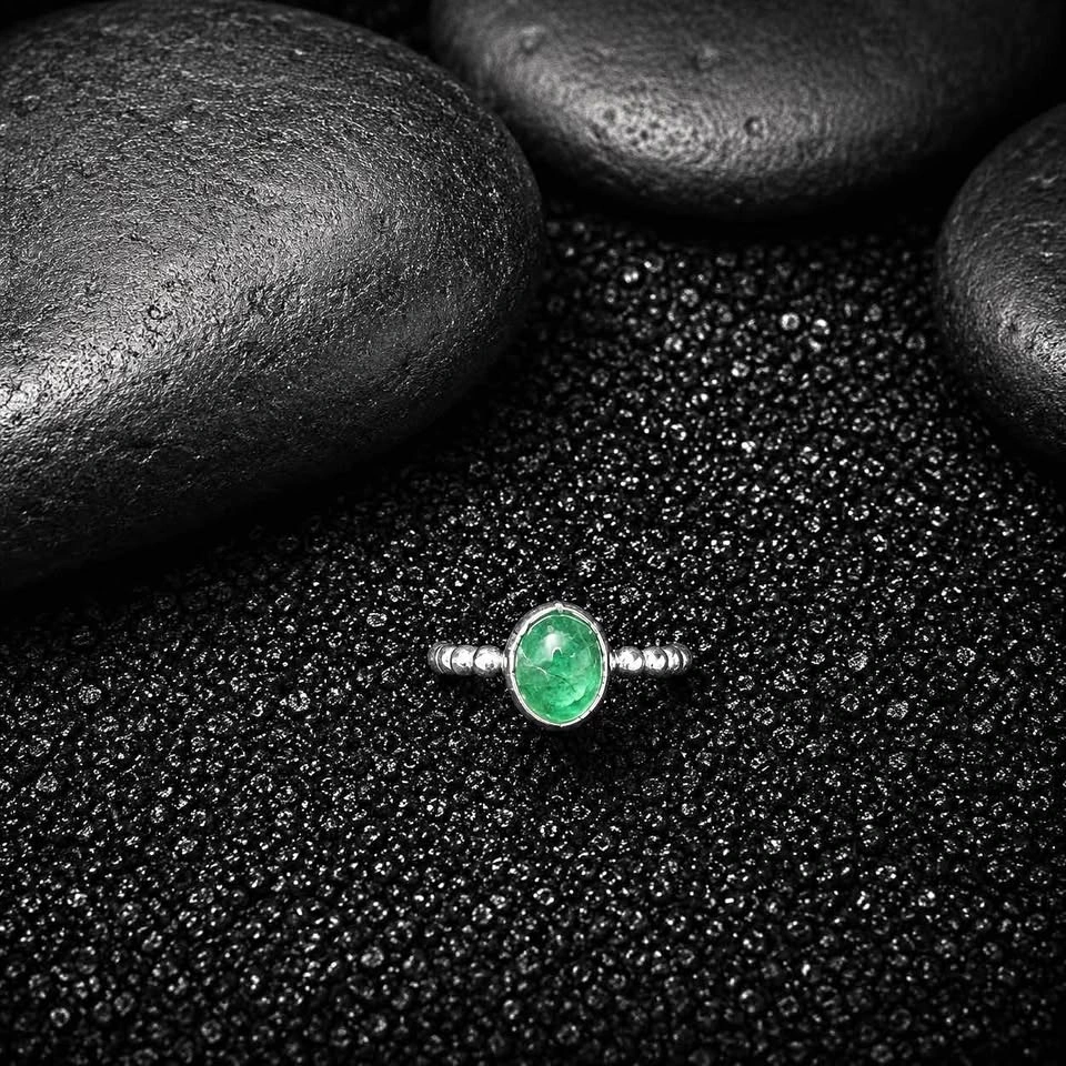 Zambian Emerald Ring